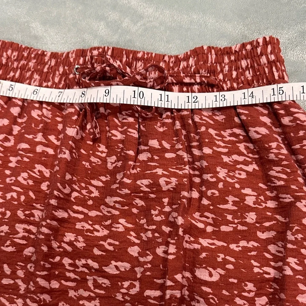 Simply Vera Vera Wang Red and White Maxi Skirt size M long elastic waist